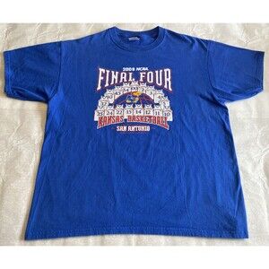 Kansas Jayhawks KU T-Shirt Mens 2008 Final Four NCAA National Champions XL